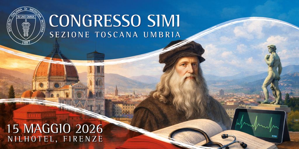 APERTURA ISCRIZIONI CONGRESSO SIMI SEZIONE TOSCANA-UMBRIA, FIRENZE 15 MAGGIO 2026