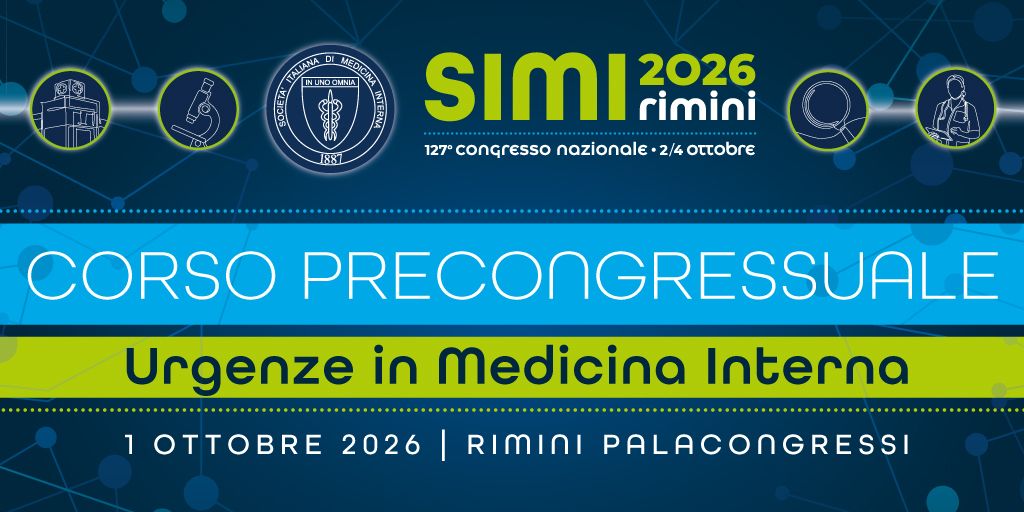 APERTURA ISCRIZIONI: CORSO PRECONGRESSUALE CONGRESSO NAZIONALE RIMINI 1° OTTOBRE 2026