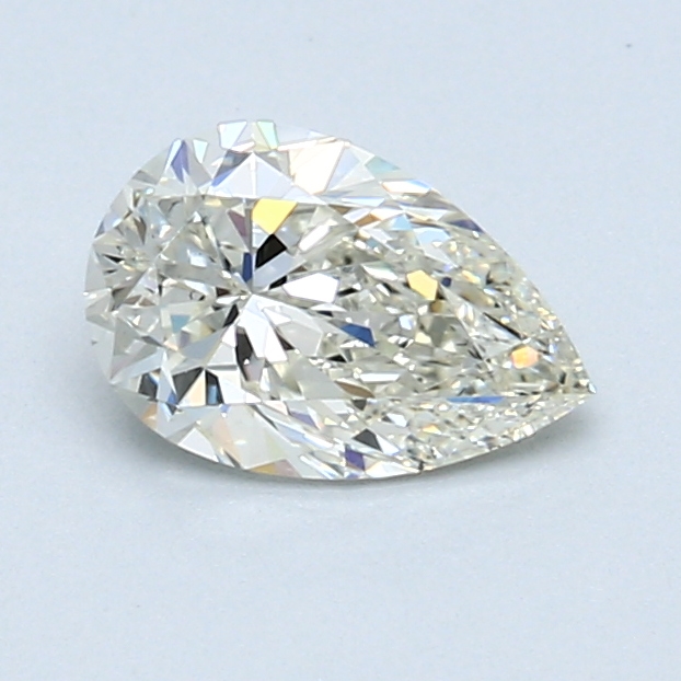 0.90 ct Pear Shape Natural Diamond : J / SI1