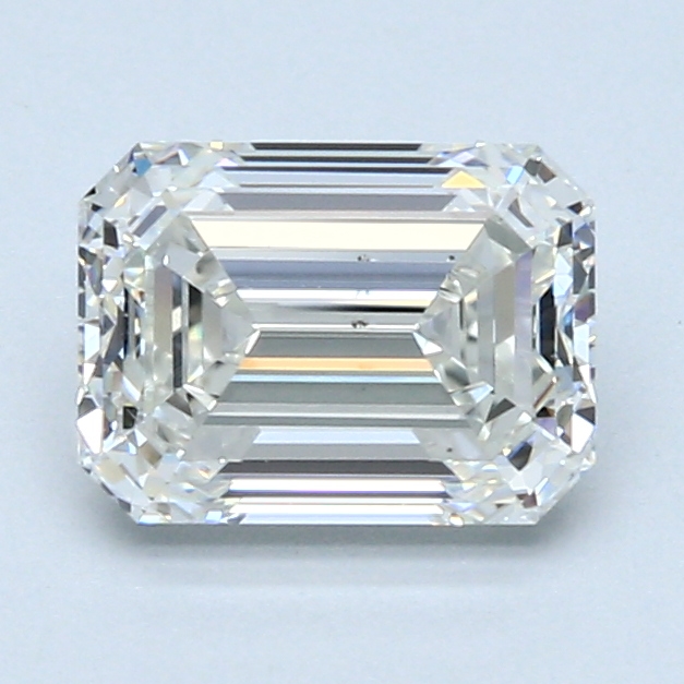 1.51 ct Emerald Cut Natural Diamond : H / VS2