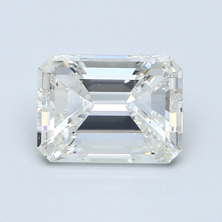 1.70 ct Emerald Cut Natural Diamond : I / VS2