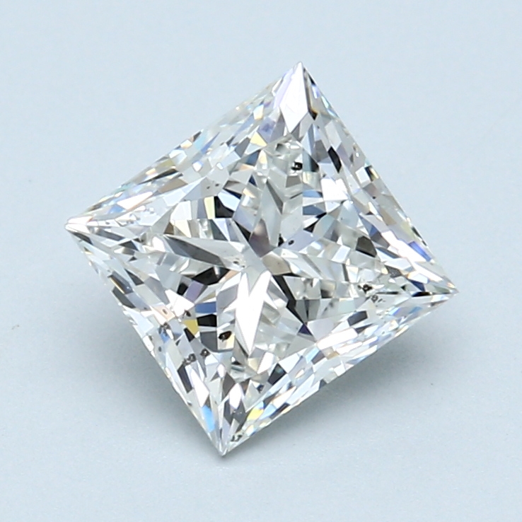 2.02 ct Princess Cut Natural Diamond : G / SI2