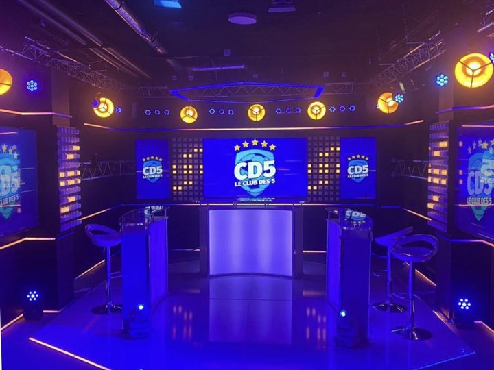 Le studio TV Paris 75116