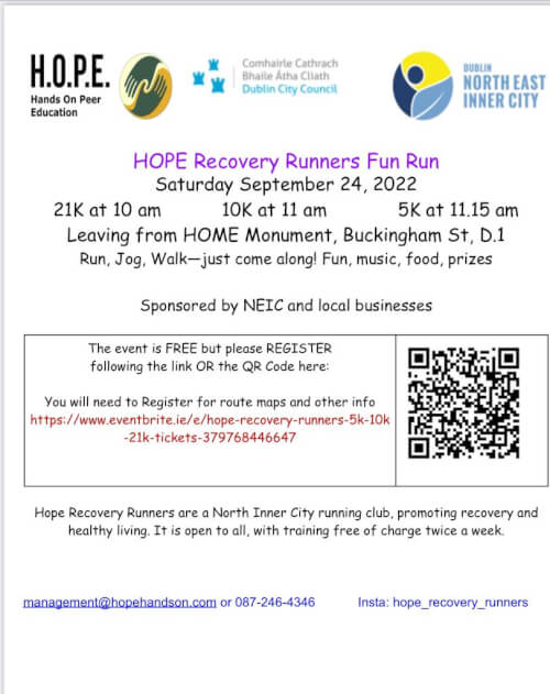 HOPE Recovery Runners Fun Run