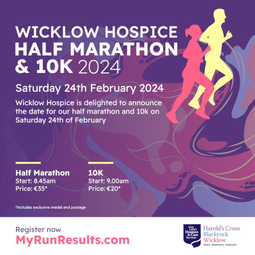 Wicklow Hospice Half Marathon and 10K