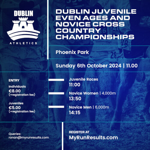 Dublin Juvenile Even Ages & Novice XC 2024