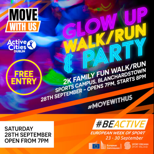 Glow up walk/run and party