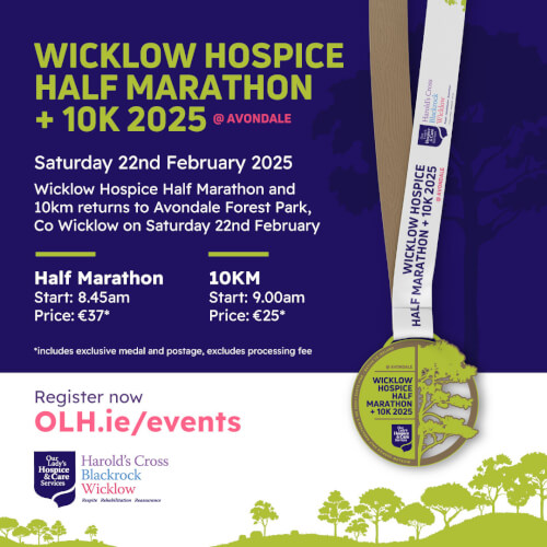 Wicklow Hospice Half Marathon and 10K 2025