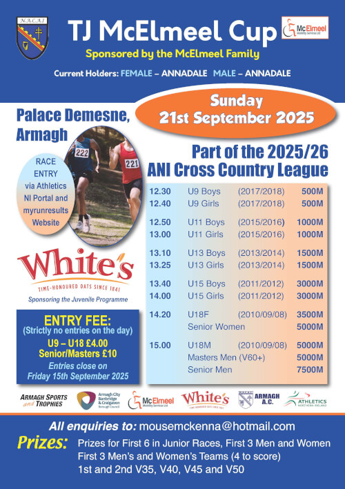 Armagh AC - TJ McElmeel XC Races
