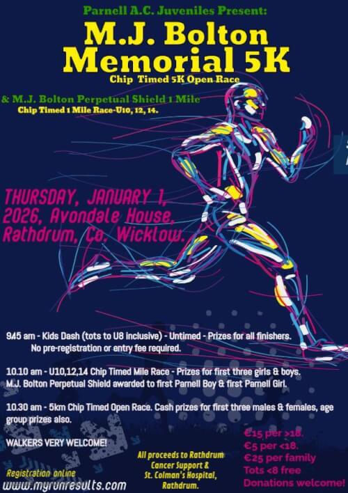 M.J. Bolton Memorial 5K 2026
