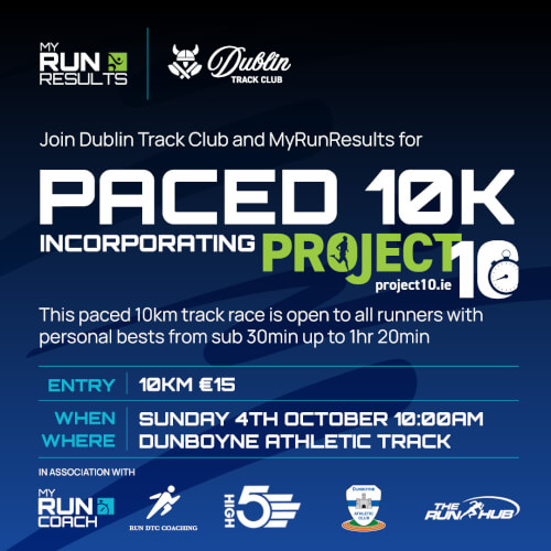 Paced 10k with Run Dtc & MyRunResults