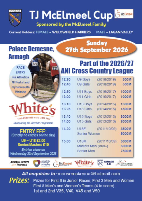 Armagh AC - TJ McElmeel XC Races