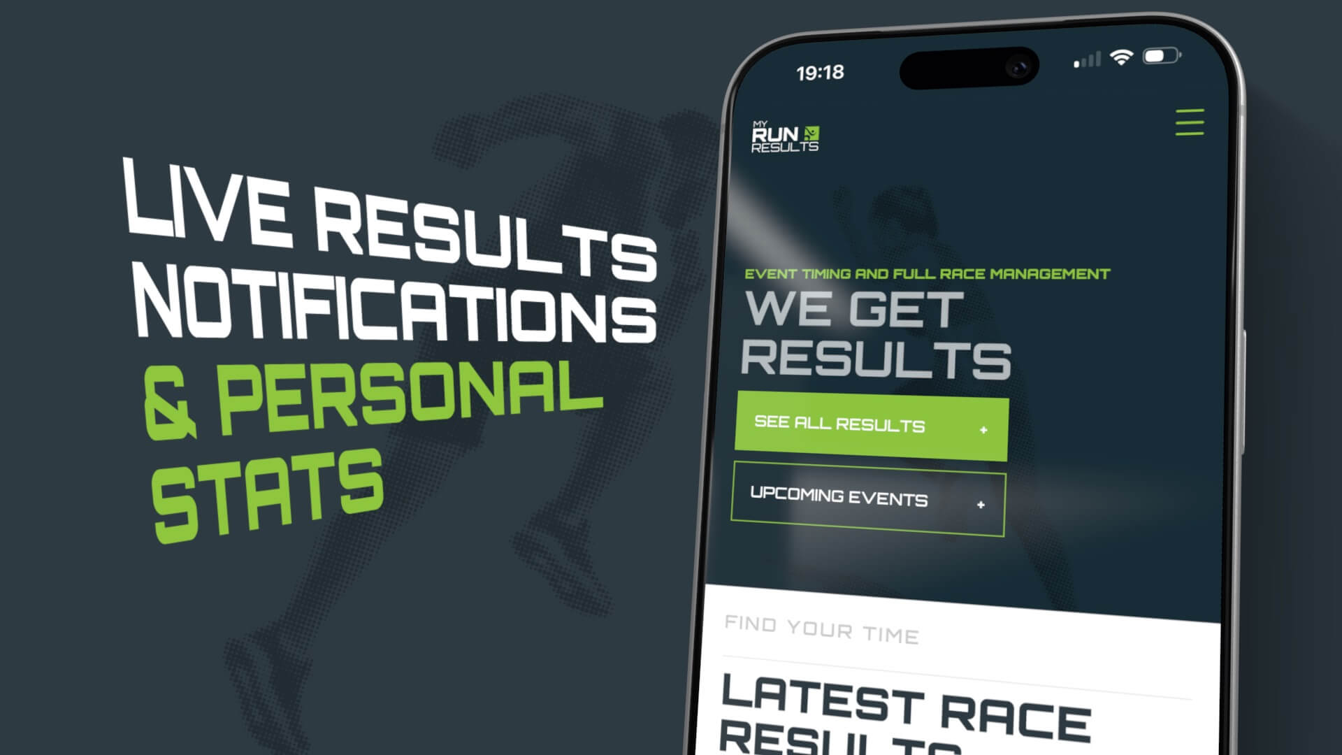 LIVE RESULTS NOTIFICATIONS & PERSONAL STATS