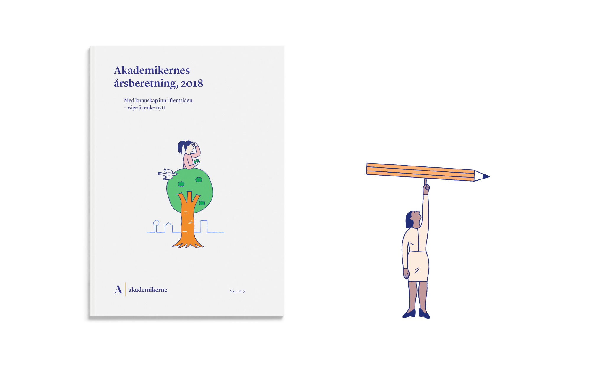 Flere illustrasjoner for Akademikerne
