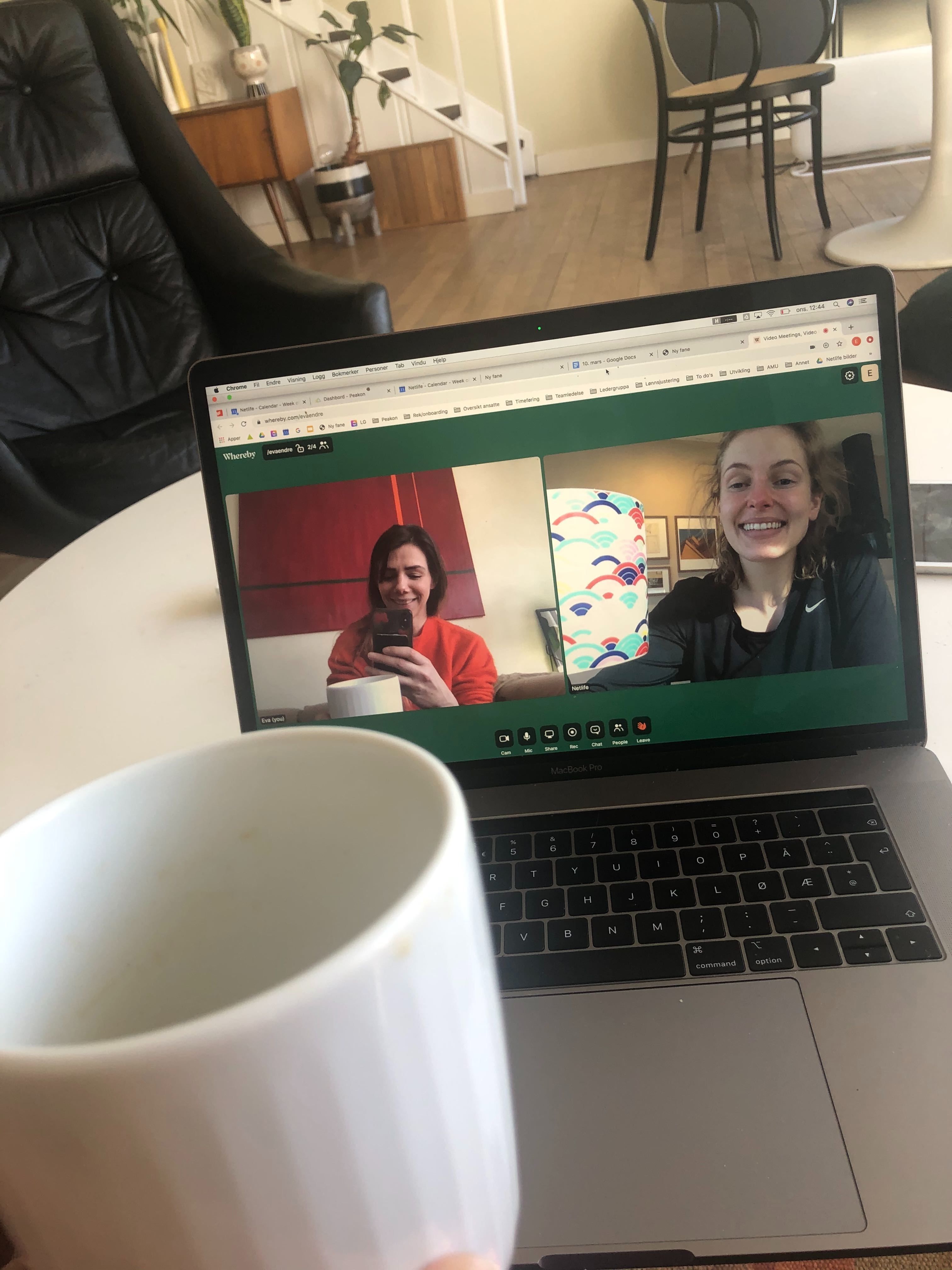 Videochat to personer