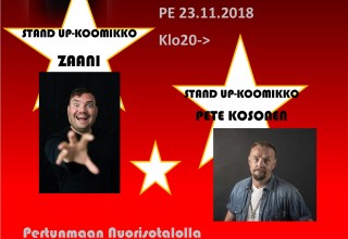 Aikuisten Pikkujoulu STAND UP K18