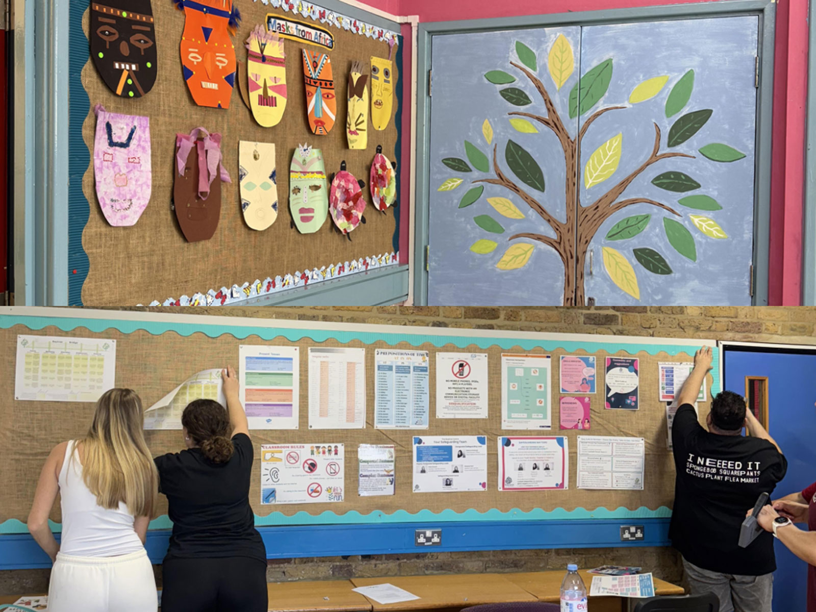 1st Formations volunteering with WONDER Foundation.