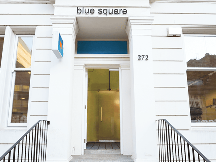 Photo taken outside of the Glasgow Blue Square Offices building on Bath Street.