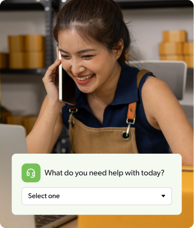 Our team of experts is always here when you need a hand.