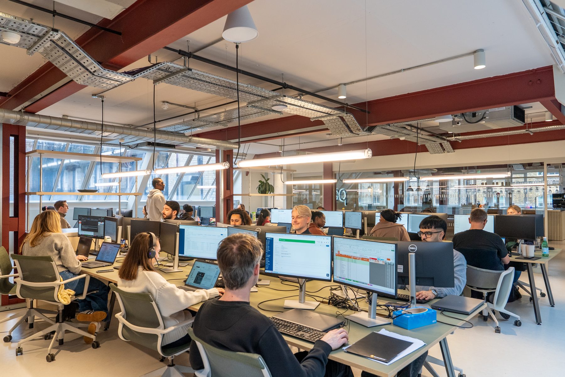 The 1st Formations team working in our Covent Garden office.
