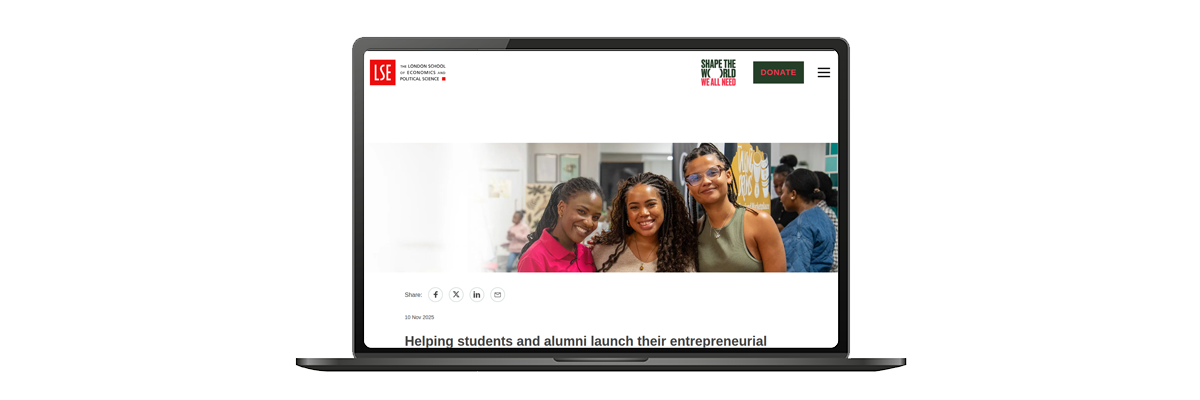 Helping students and alumni launch their entrepreneurial journeys thumbnail.