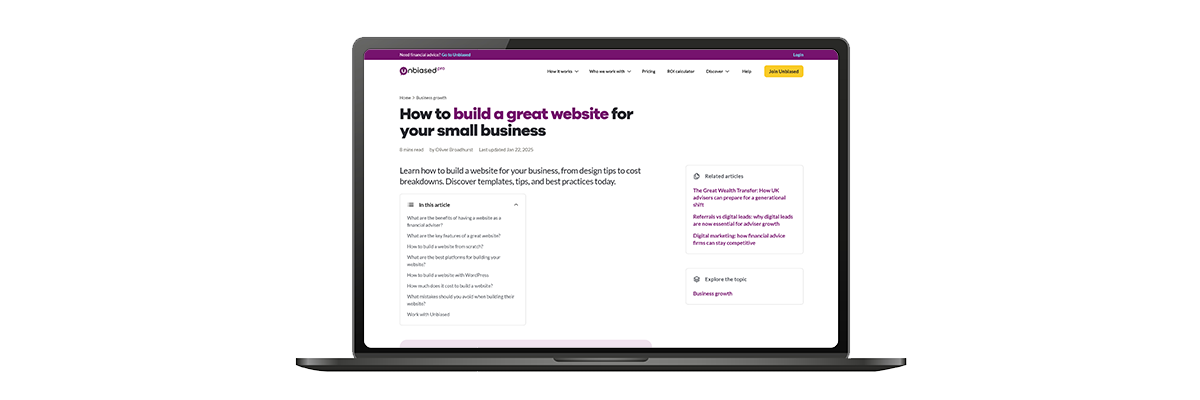How to build a great website for your small business thumbnail.