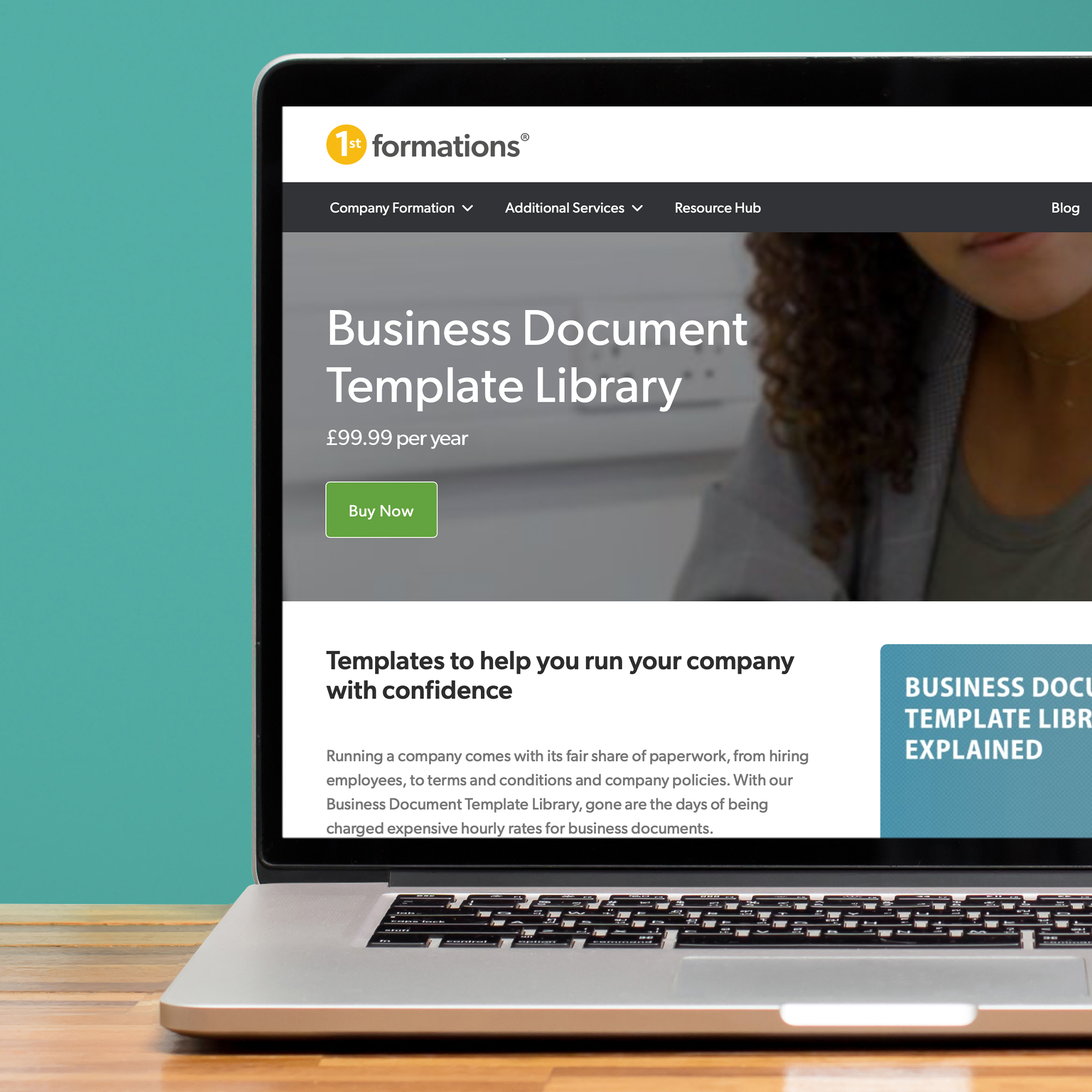 Business document template library thumbnail.