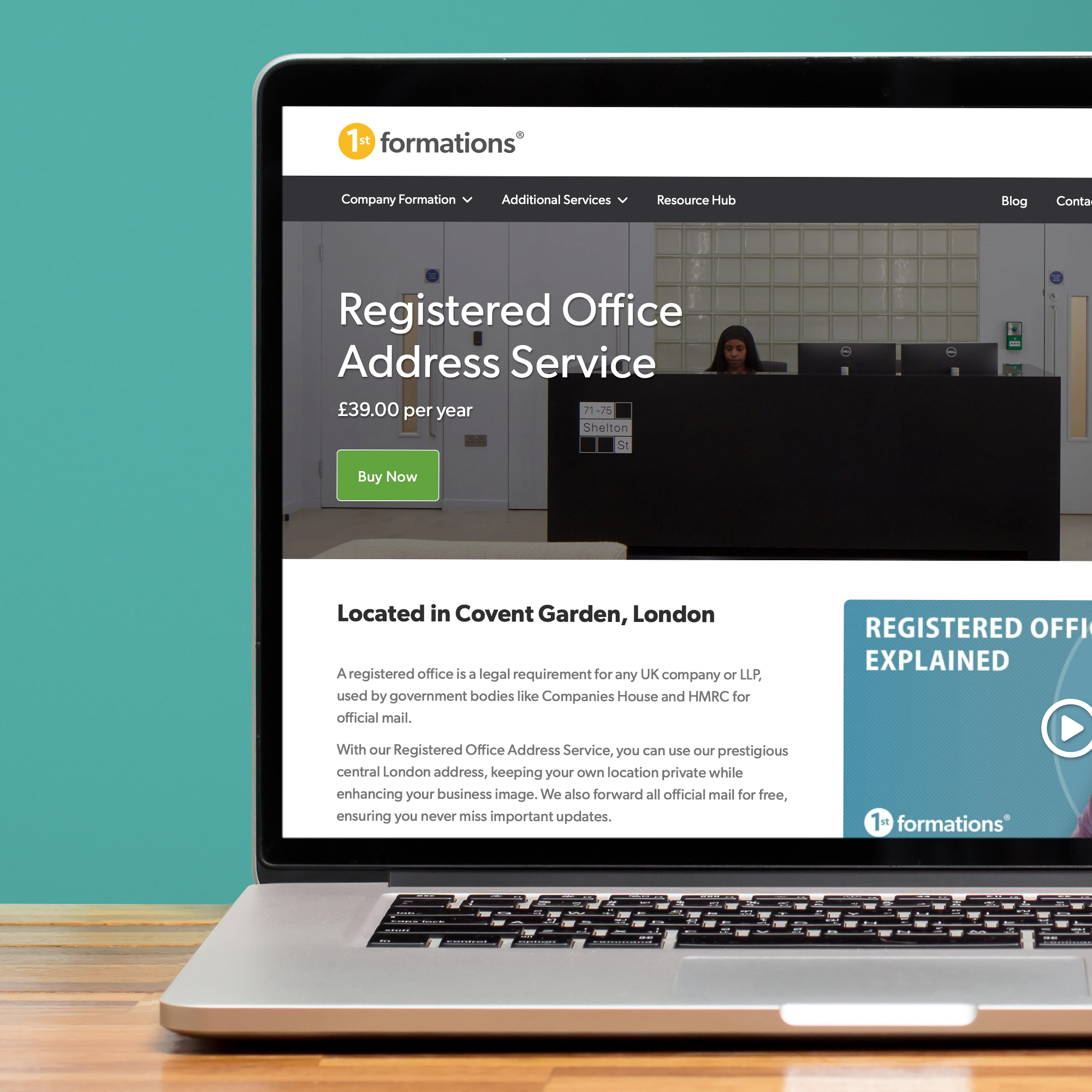 Registered office address service thumbnail.
