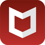 McAfee logo.
