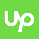 Upwork logo.