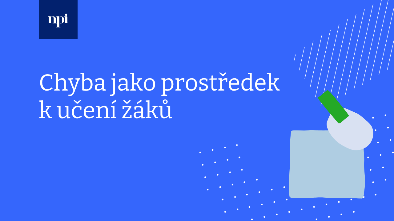 Chyba jako prostředek k učení žáků