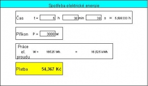 Spotřeba el. energie