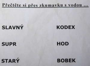 Ukázka připraveného textu
