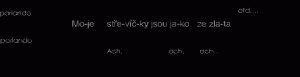 Notový příklad