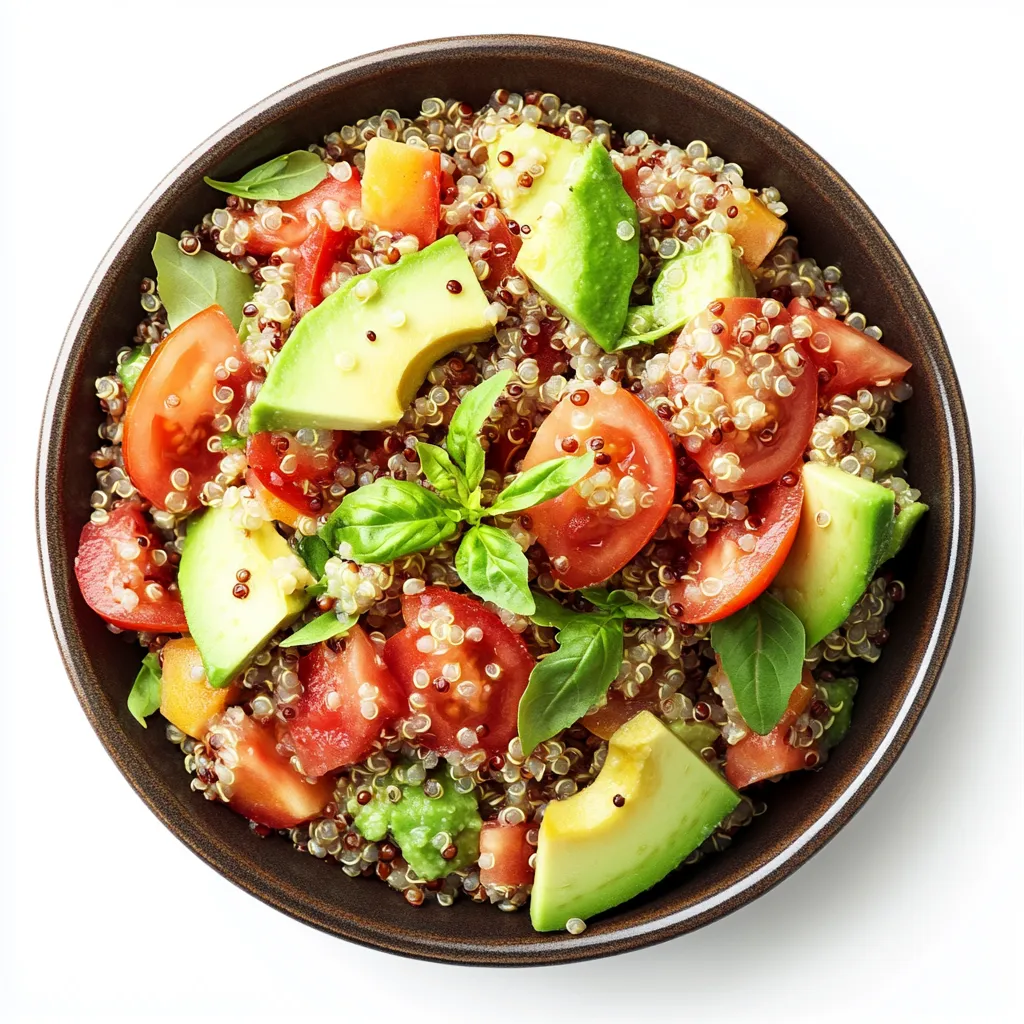 Quinoa, Avocado, and Tomato Salad
