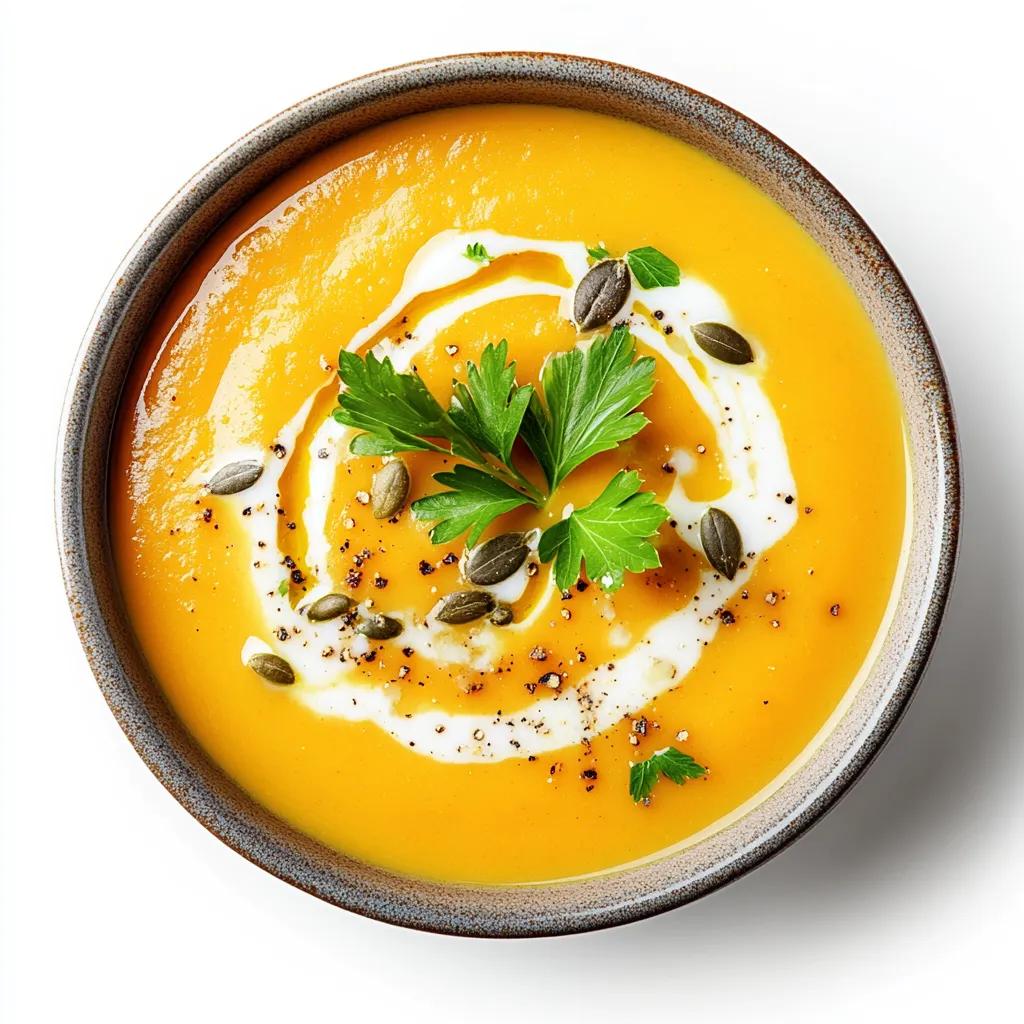 Coconut Milk and Pumpkin Soup