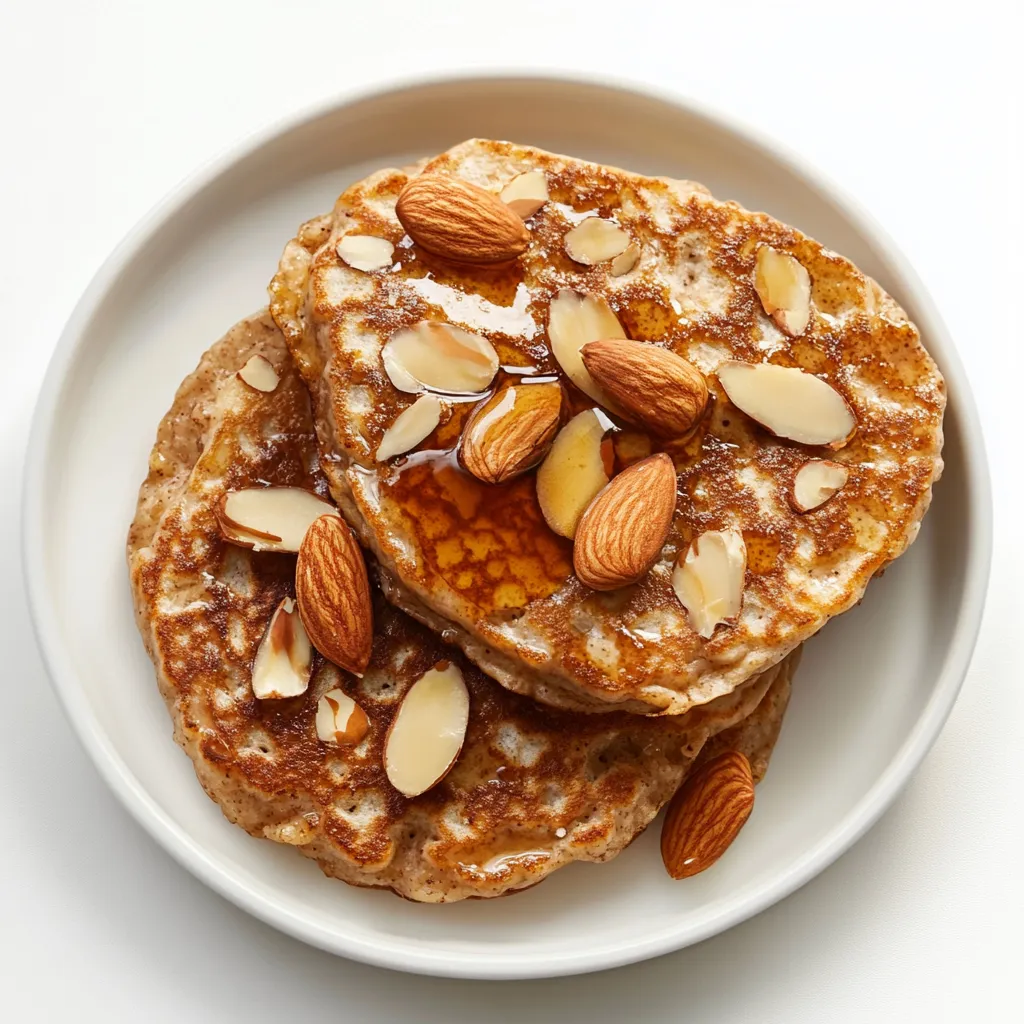 Almond Flour Pancakes with Maple Syrup