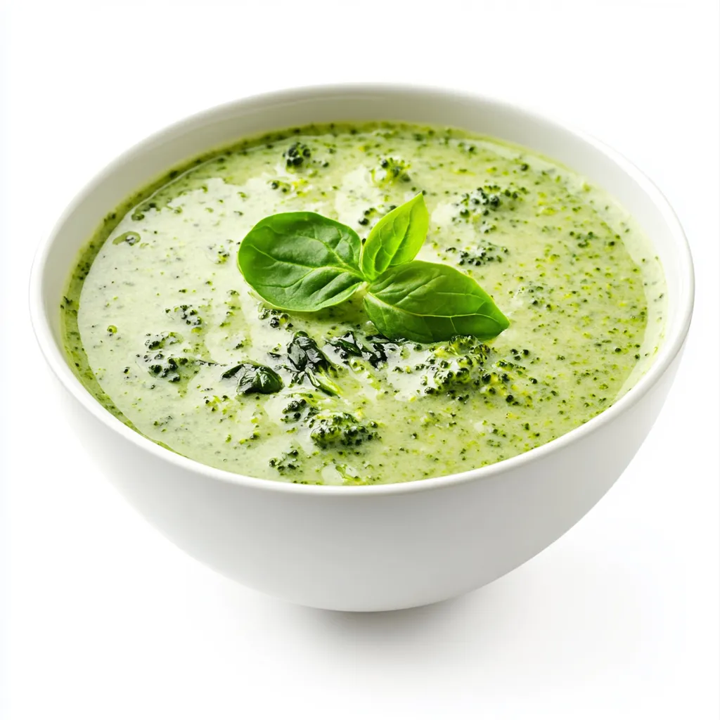Creamy Broccoli and Spinach Soup