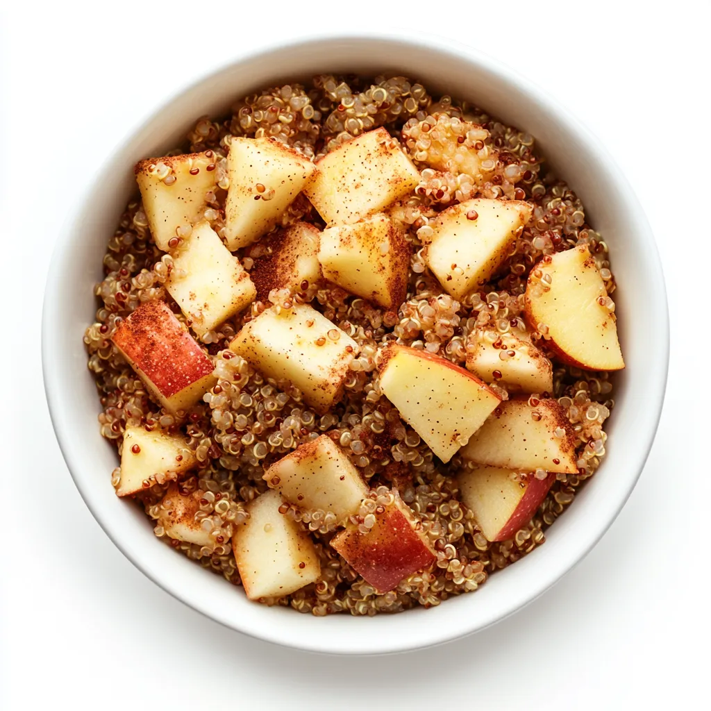 Apple and Cinnamon Quinoa Breakfast Bowl