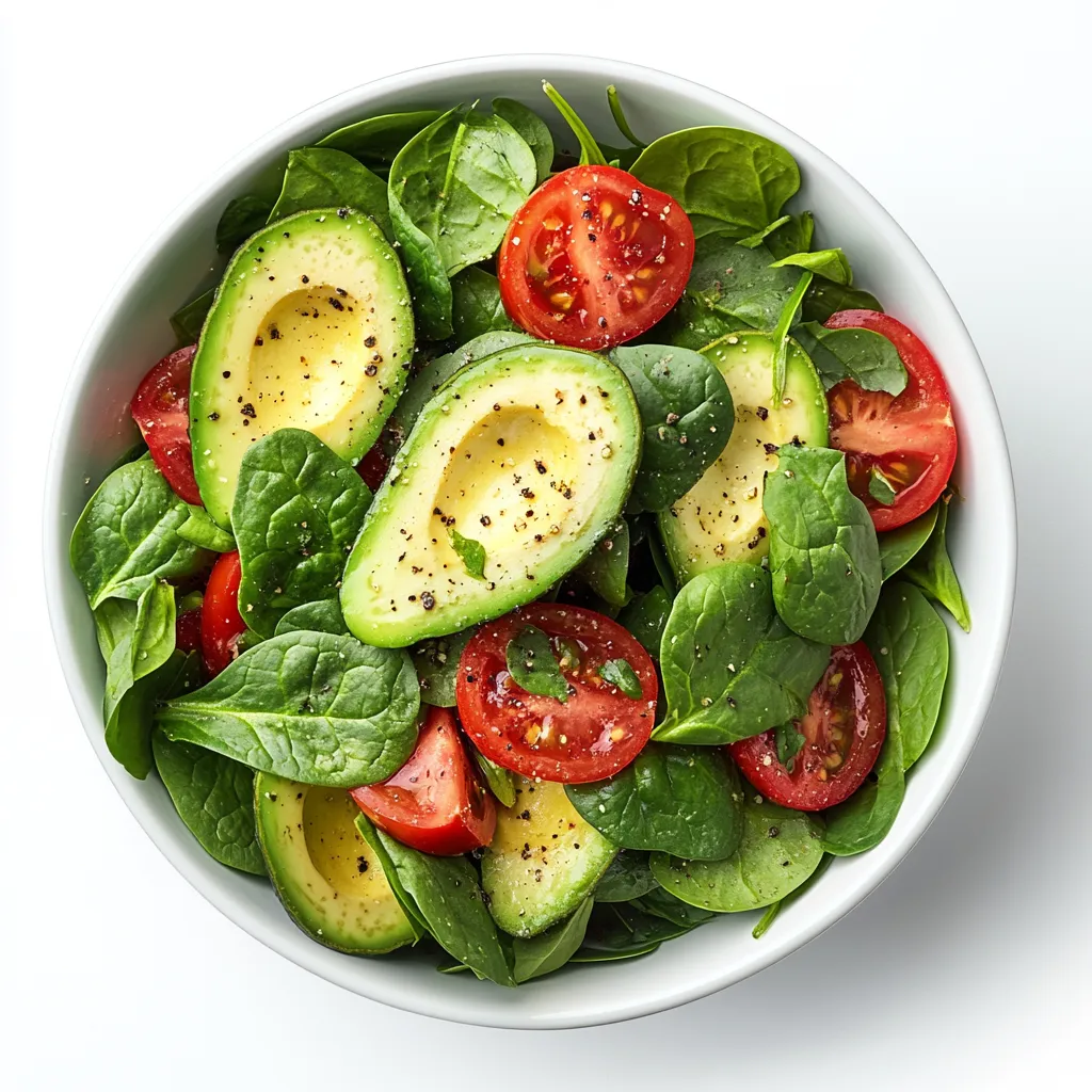 Avocado and Spinach Power Salad