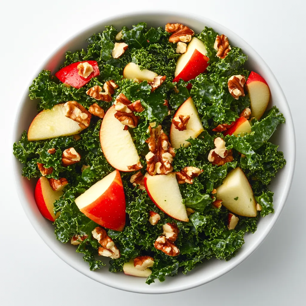 Kale, Apple, and Walnut Salad