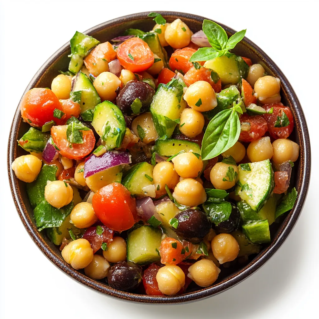 Mediterranean Chickpea Salad