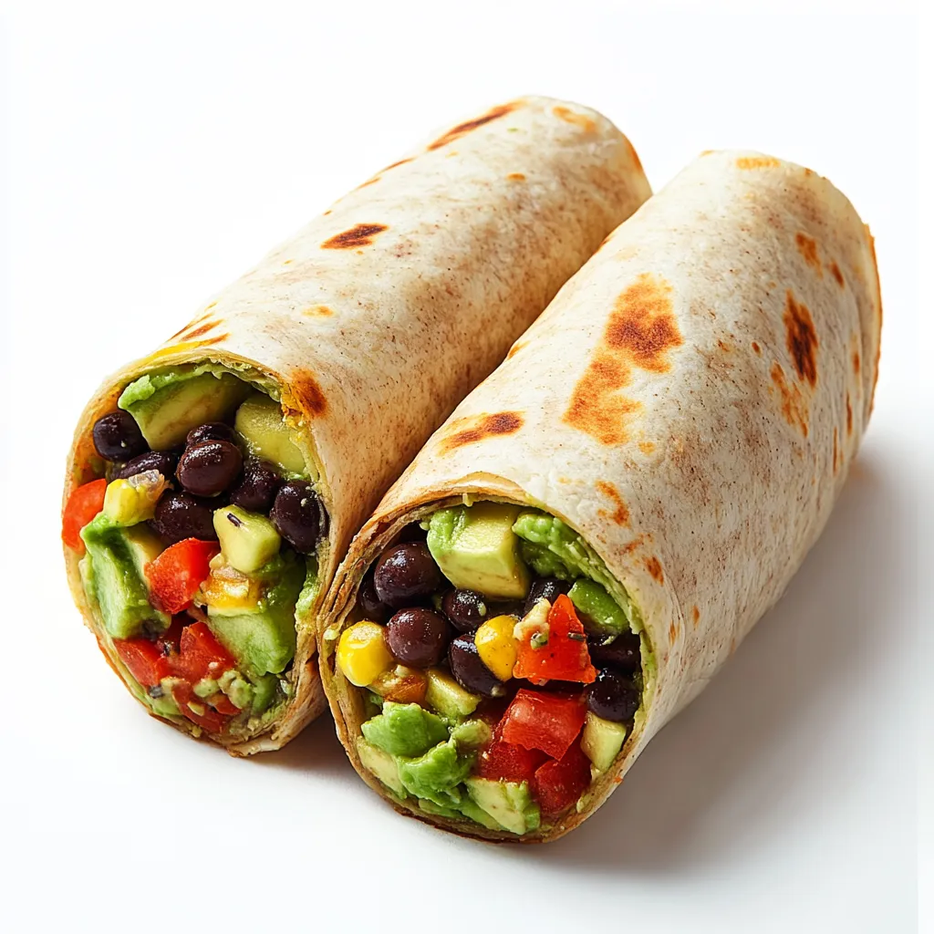 Avocado & Black Bean Wrap
