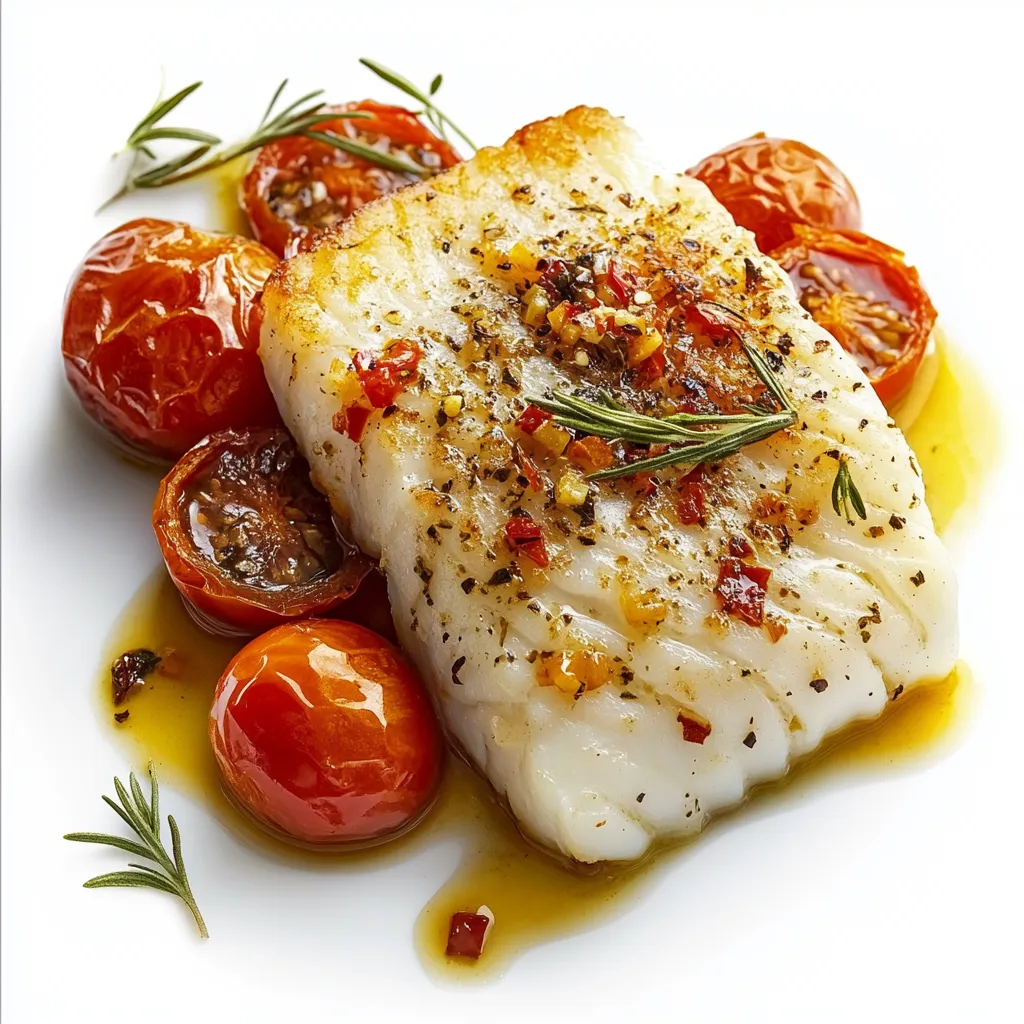 Mediterranean Baked Cod with Tomatoes