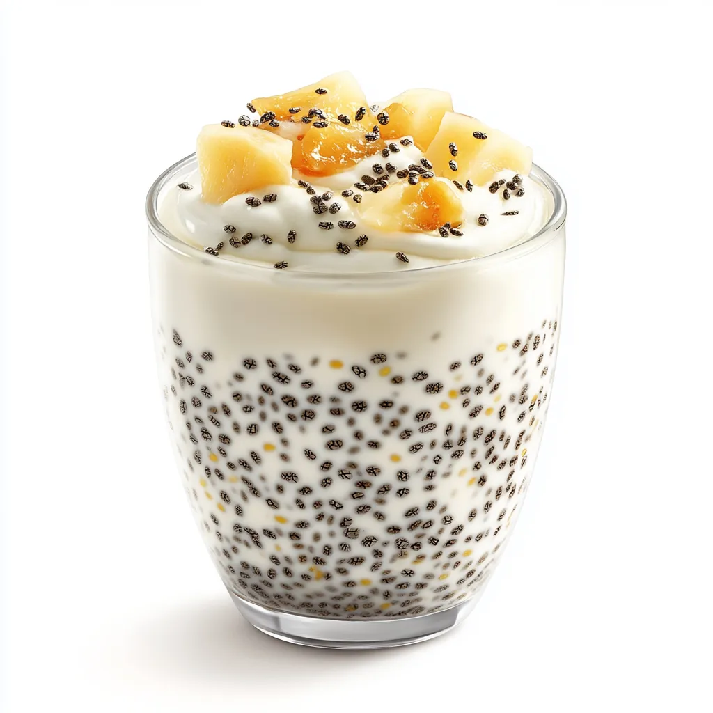 Chia Seeds Greek Yogurt Parfait — plated and ready to serve