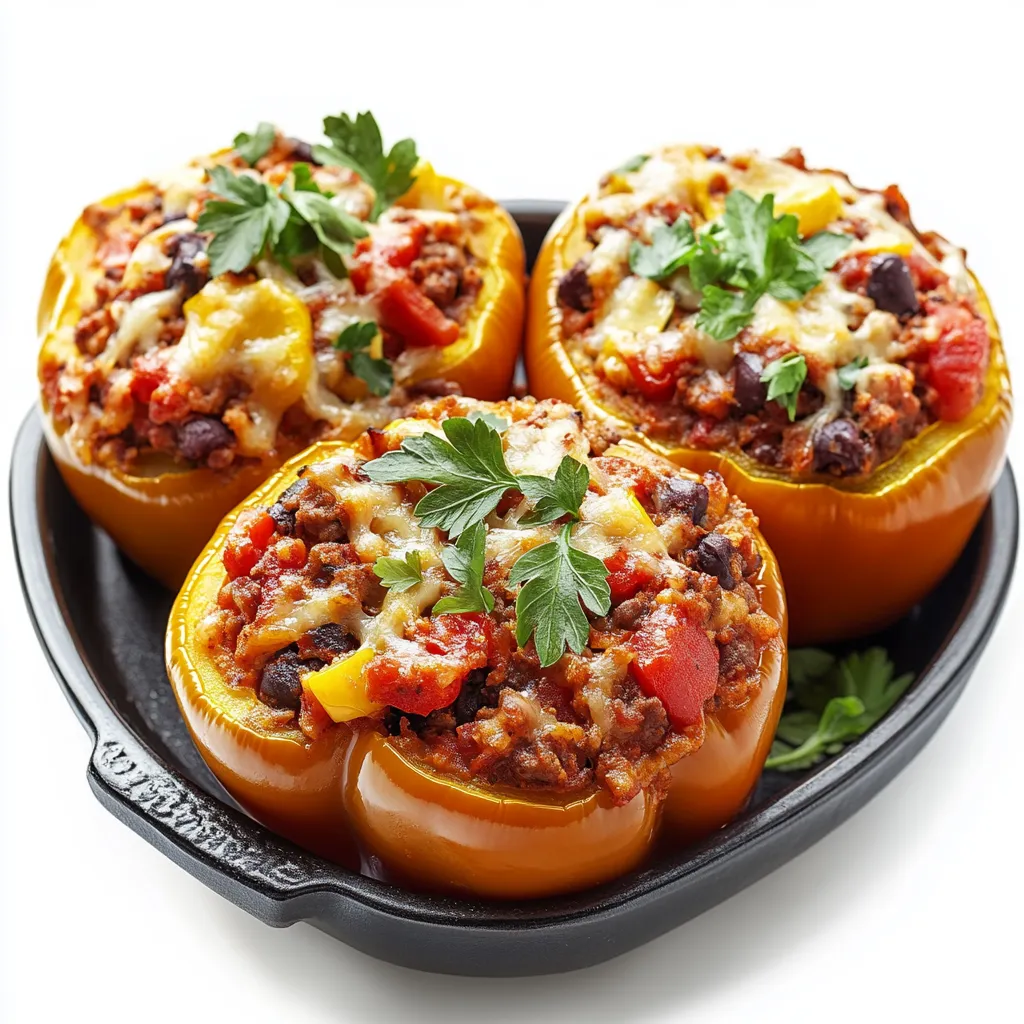 Mediterranean Stuffed Bell Peppers