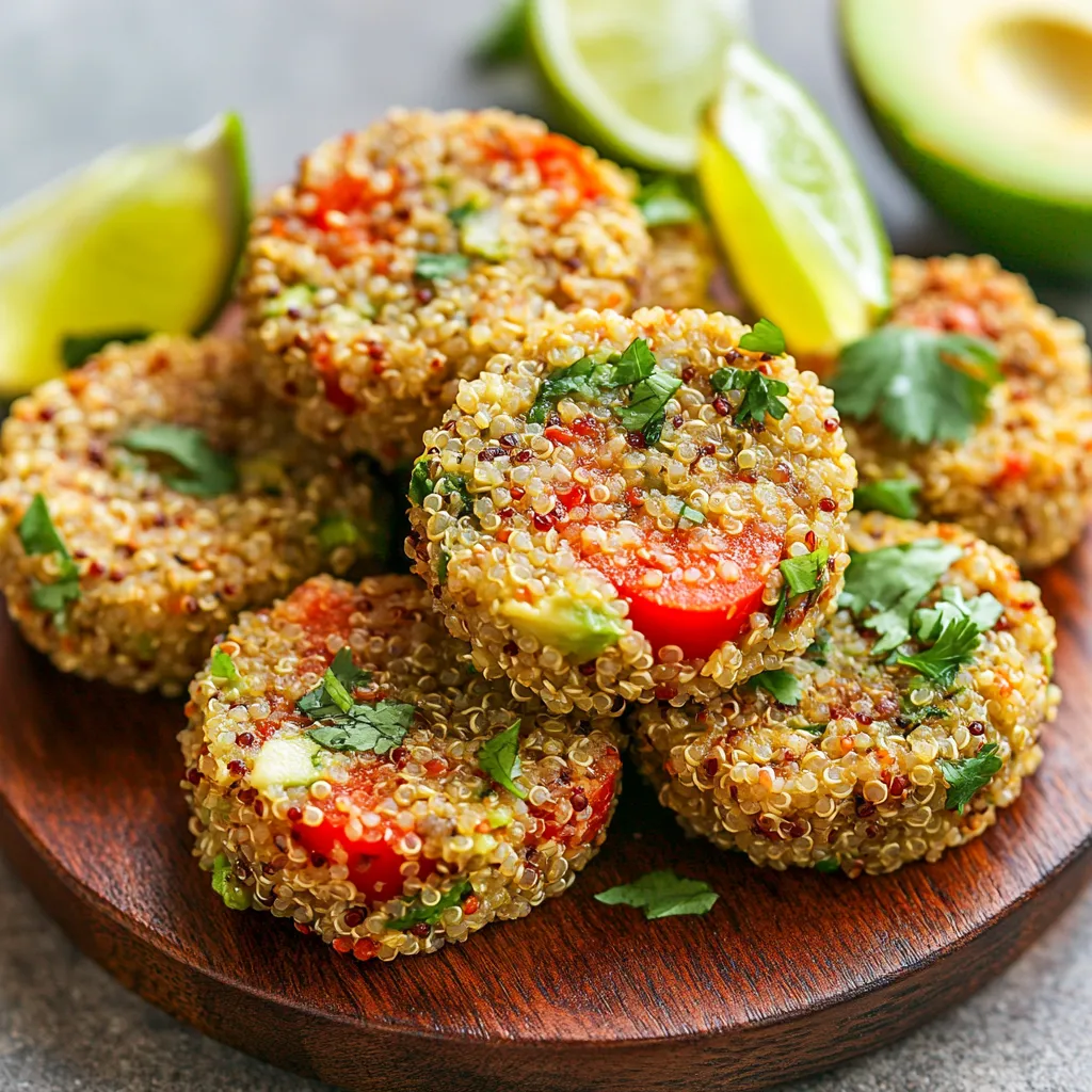 Quinoa and Avocado Snack Bites