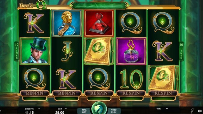 Book of Oz slot