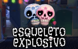 Logo de la tragamonedas Esqueleto Explosivo