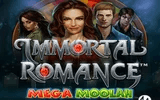 Logo de la tragamonedas Immortal Romance Mega Moolah